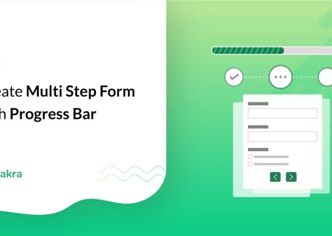 How to Create Multi Step Form with Progress Bar in WordPress?