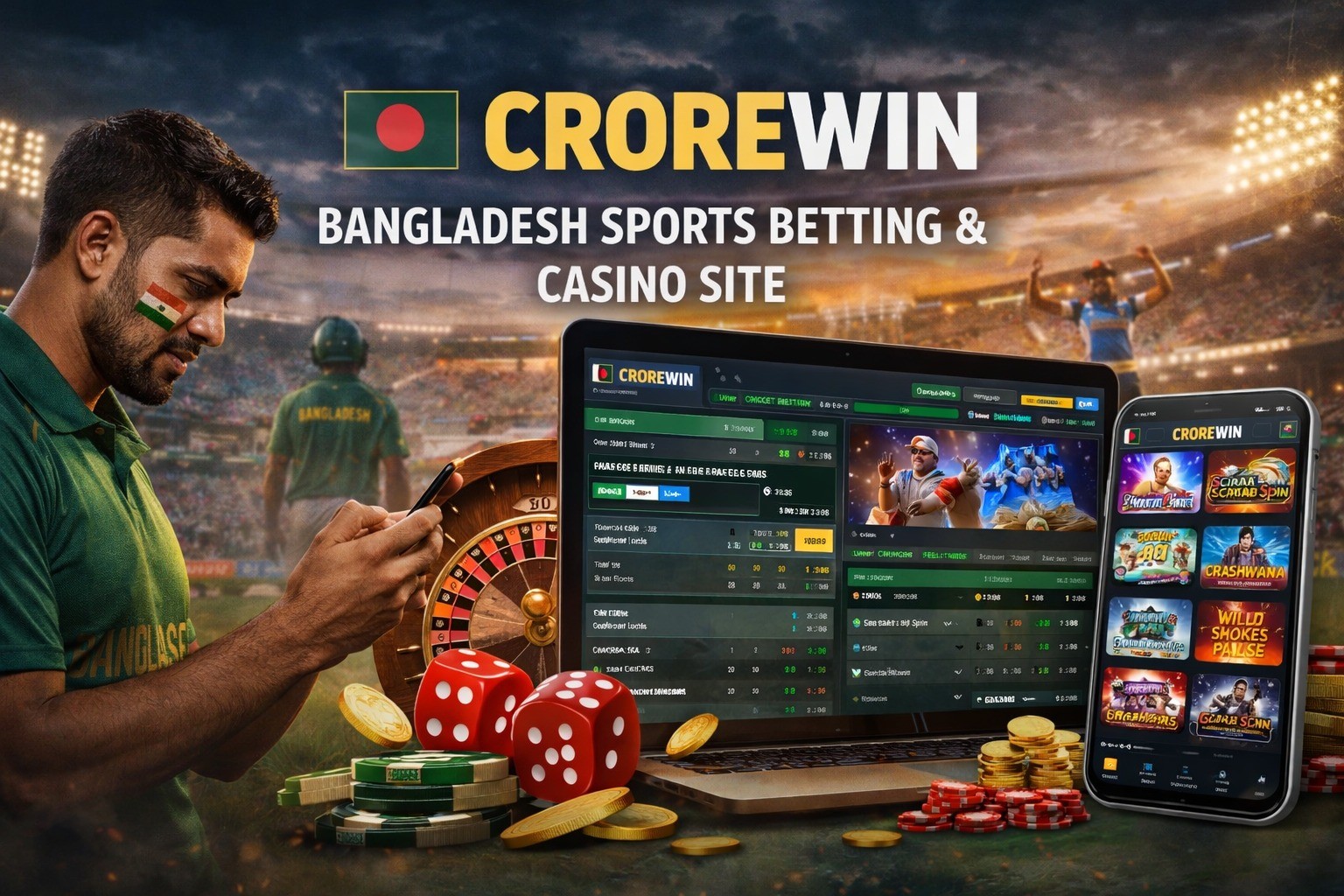 CroreWin Online Casino Review in Bangladesh – Games, Payments & Trust